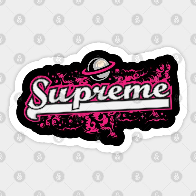 Supreme galaxy sticker cheap